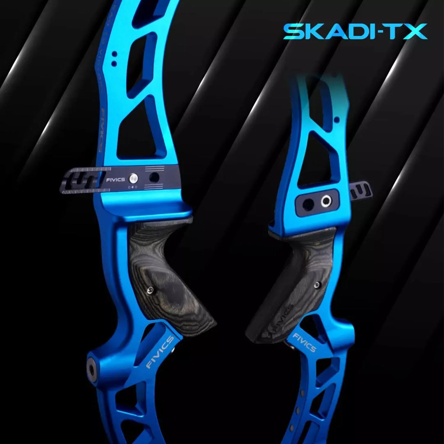 Рукоятка классического лука Fivics SKADI-TX 25" RH Голубой