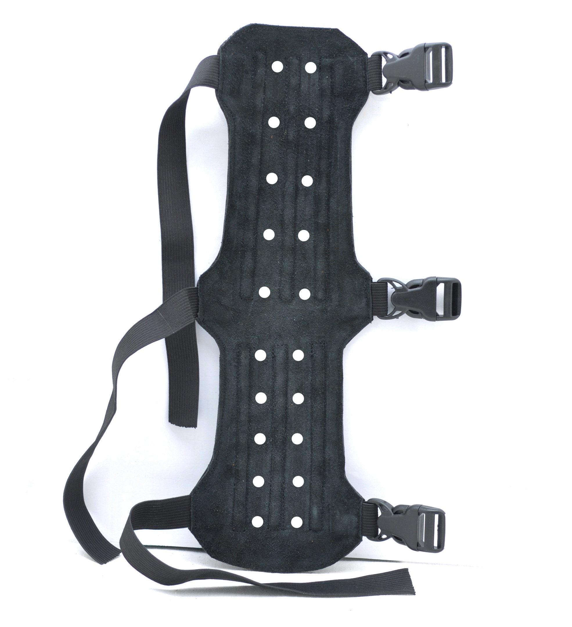 товар Крага кожаная Сармат 30 см перфорированная черная