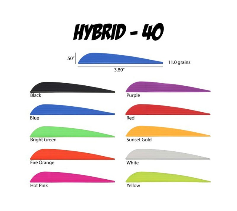 фото Оперение для зимних стрел AAE HYBRID-40, 50шт Оперение для зимних стрел AAE HYBRID-40, 50шт