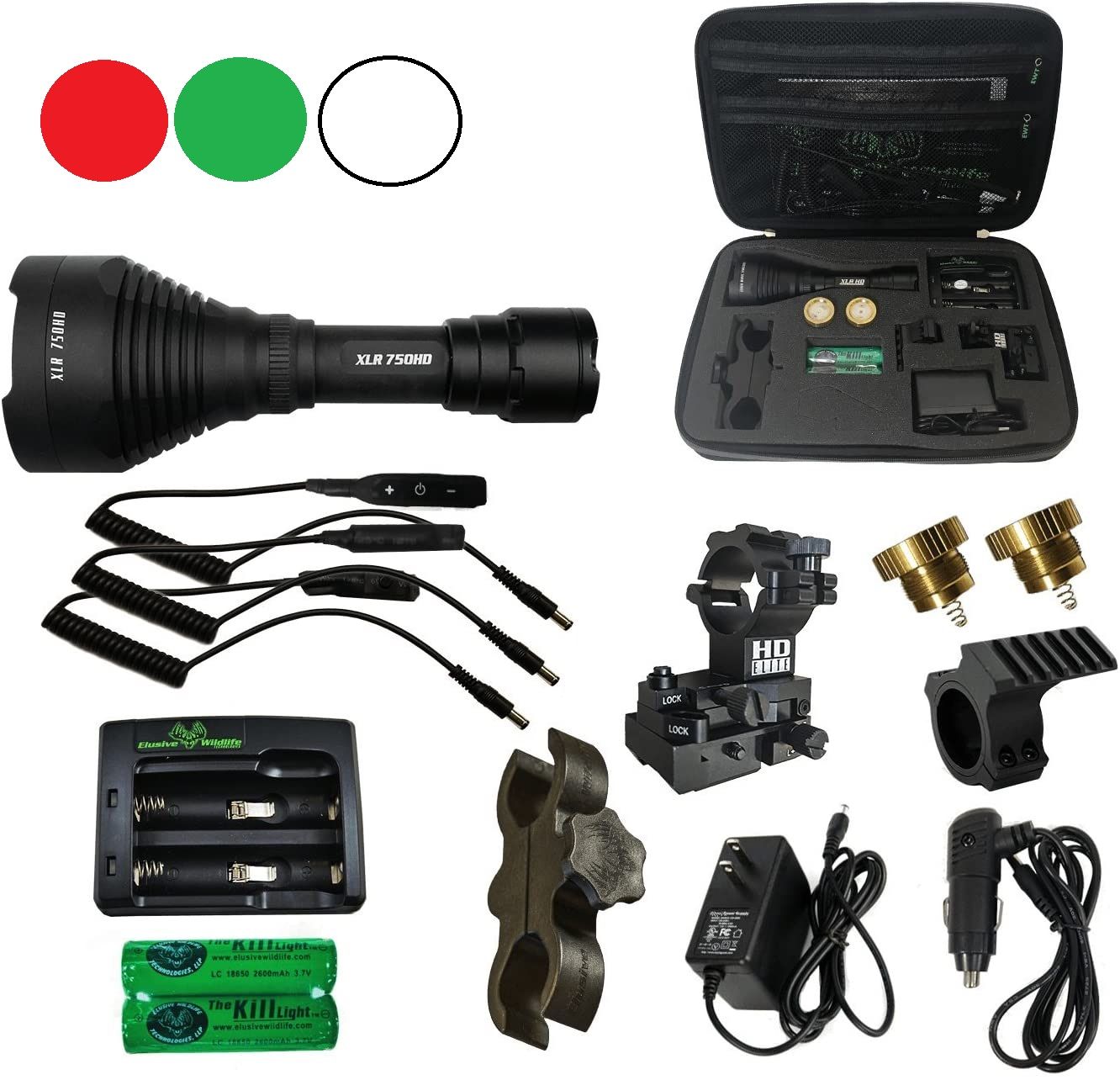 Фонарь Kill Light XLR 7500HD PRO комплект для карабина Фонарь Kill Light XLR 7500HD PRO комплект для карабина