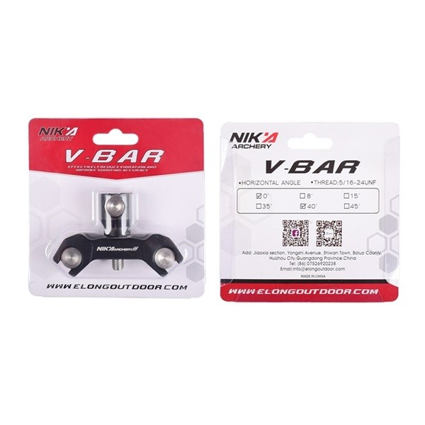 Тройник системы стабилизации Nika Archery QD (с быстросъемником)