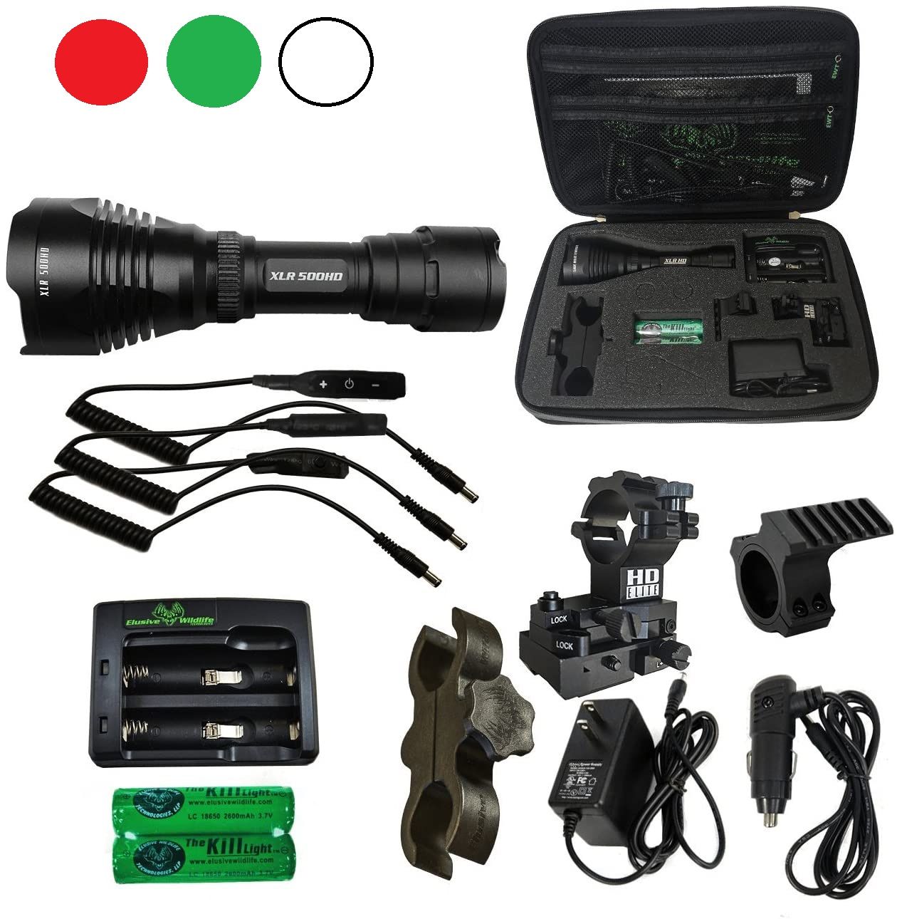 Фонарь Kill Light XLR 500HD PRO комплект для карабина Фонарь Kill Light XLR 500HD PRO комплект для карабина